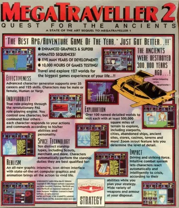 MegaTraveller 2 - Quest for the Ancients_Disk1 box cover back